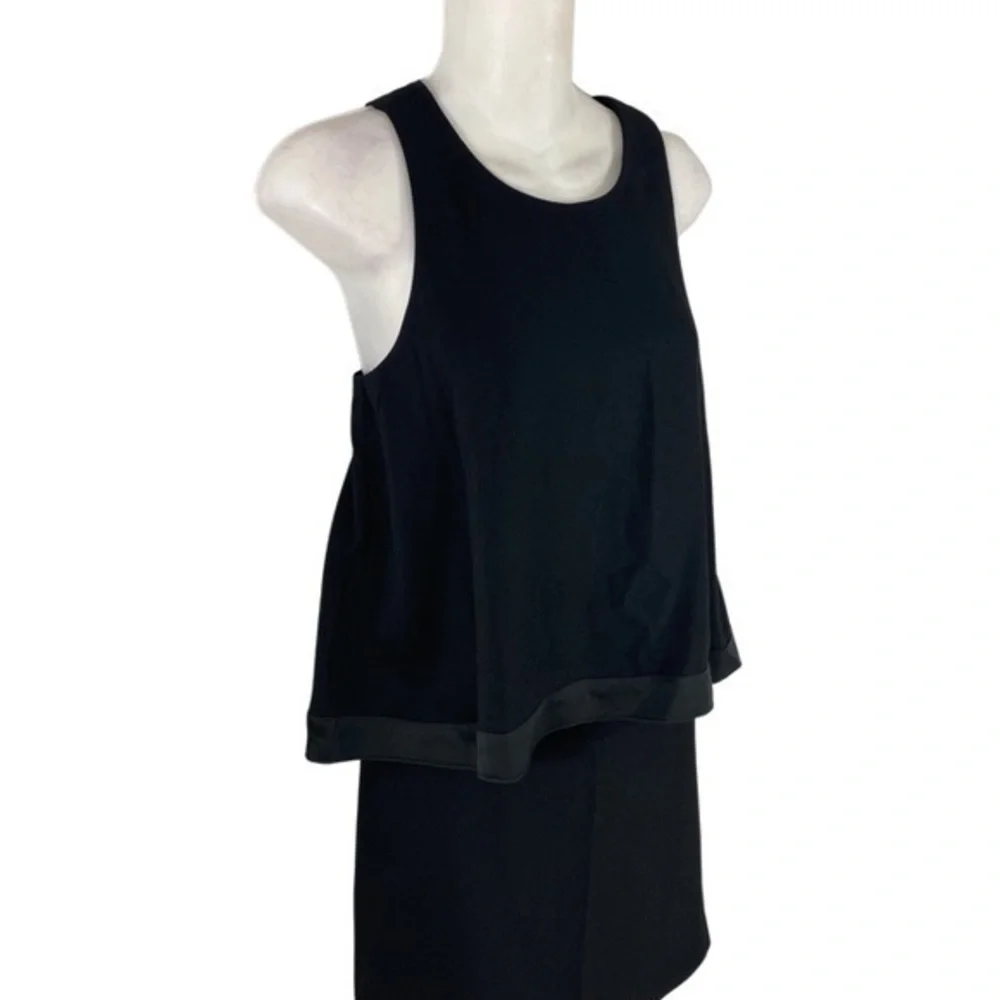 NWT Trina Turk Alaina Black Tiered Dress K6